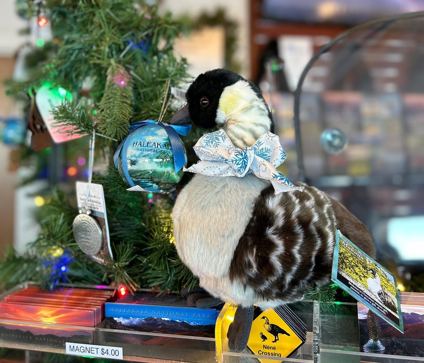 Holiday decorations at Hawaiʻi Volcanoes National Park